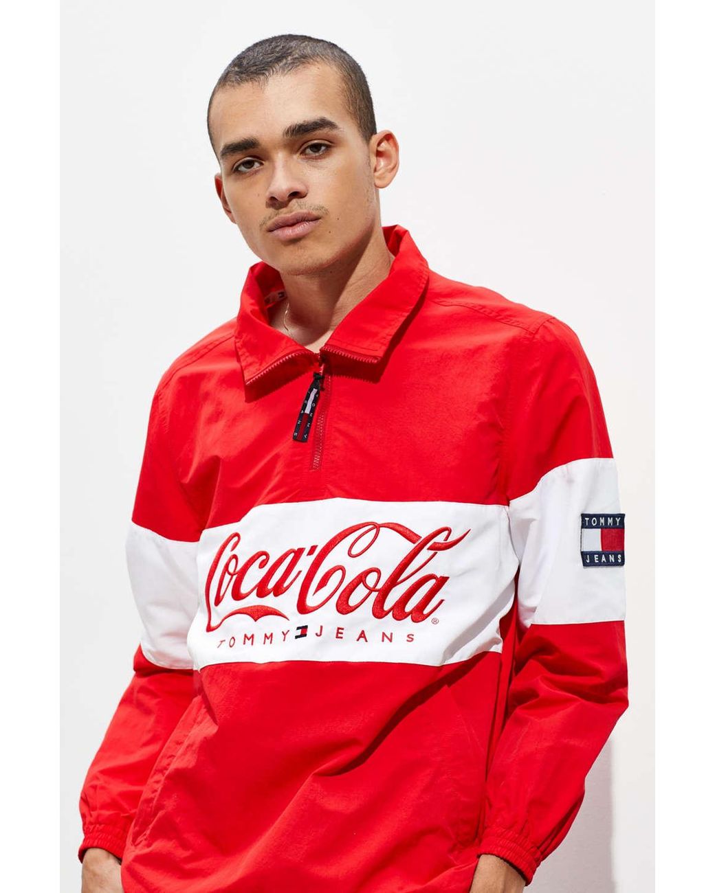 Tommy Hilfiger Denim X Coca-cola Popover Jacket in Red for Men | Lyst