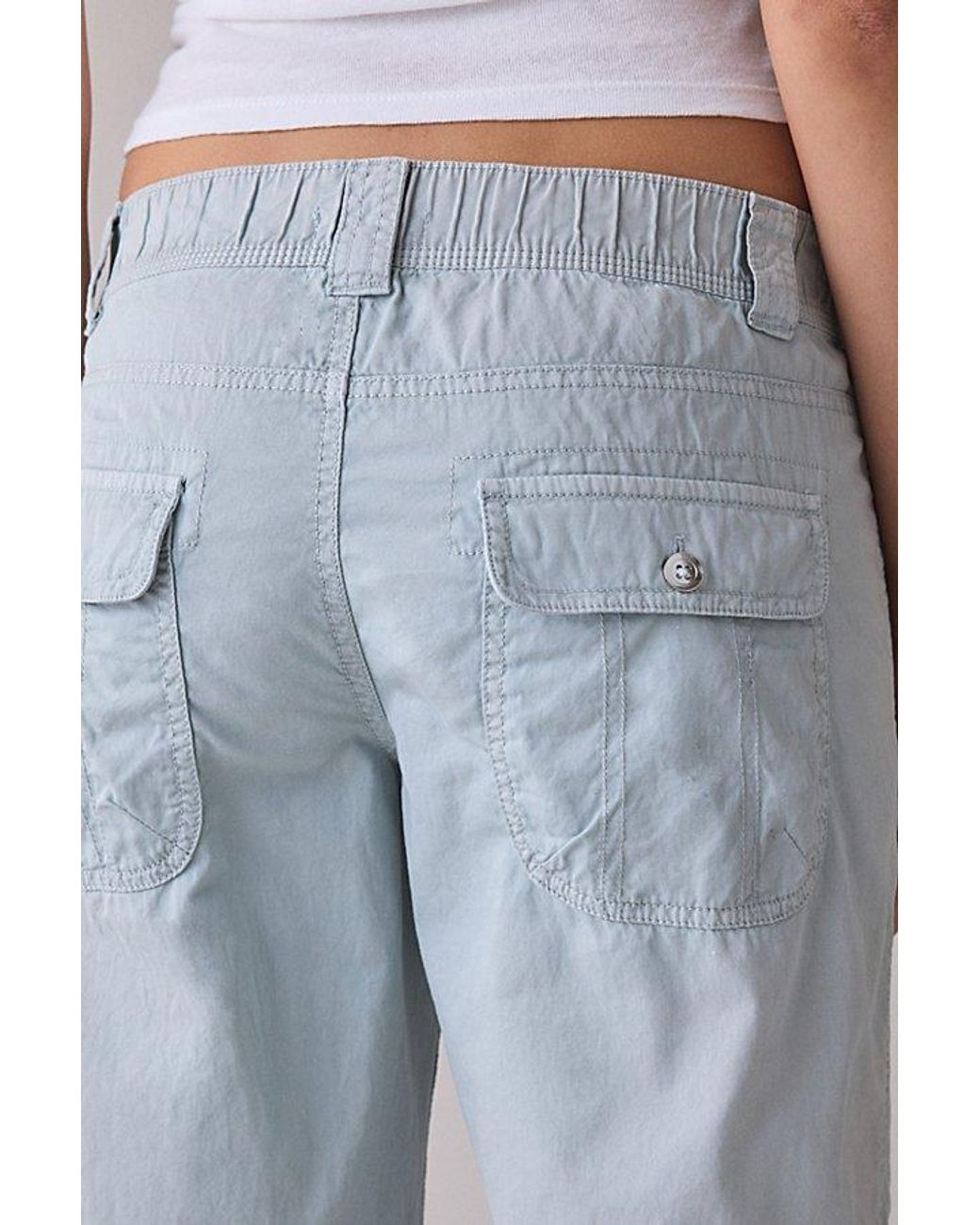 BDG Blue 360 Utility Low-Rise Straight Leg Pant