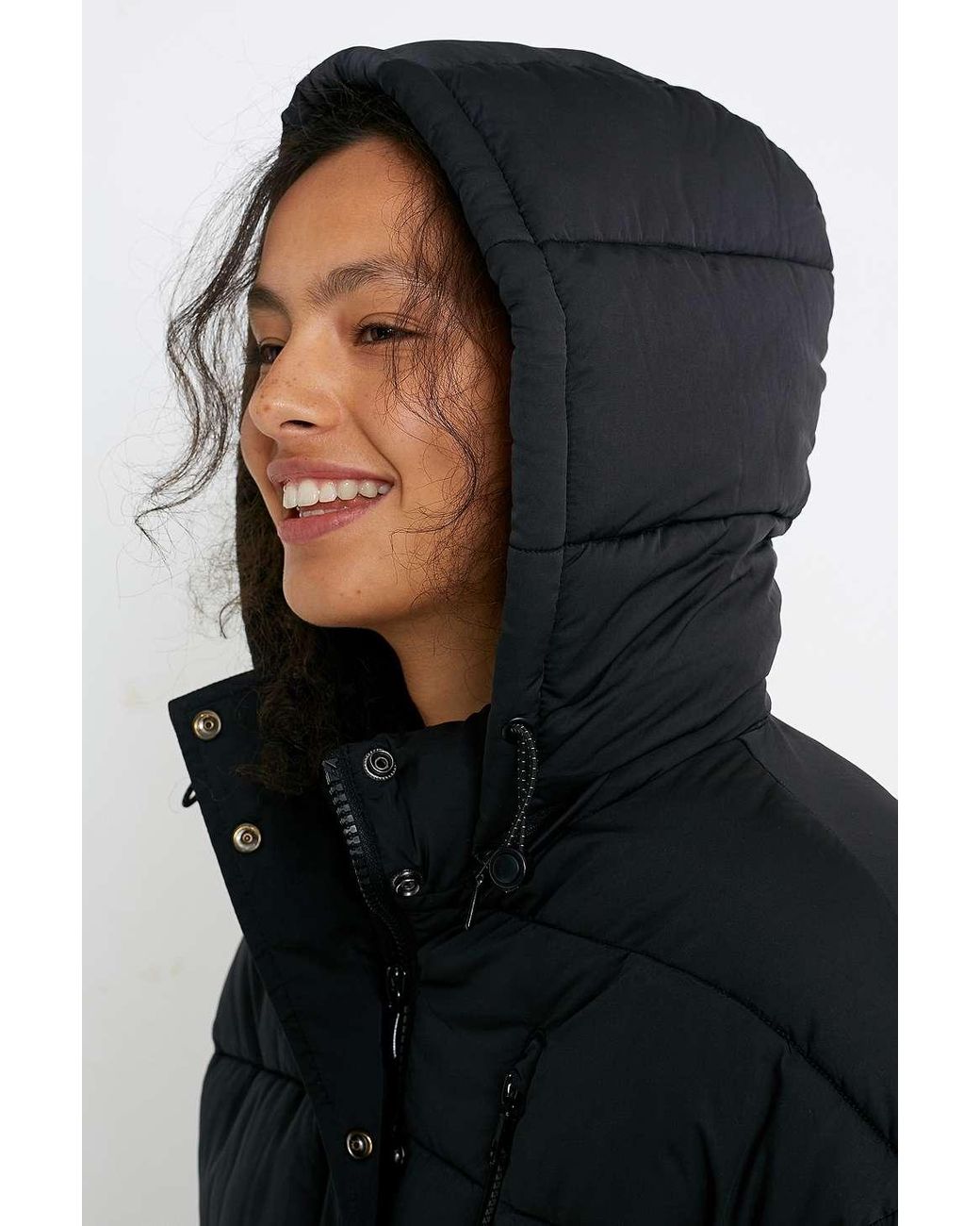 iets frans. Ongline Hooded Puffer Jacket in Black Lyst UK