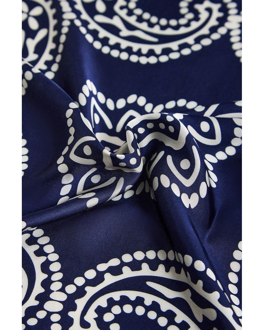 Urban Outfitters Blue Uo Navy Bandana Print Scarf for men