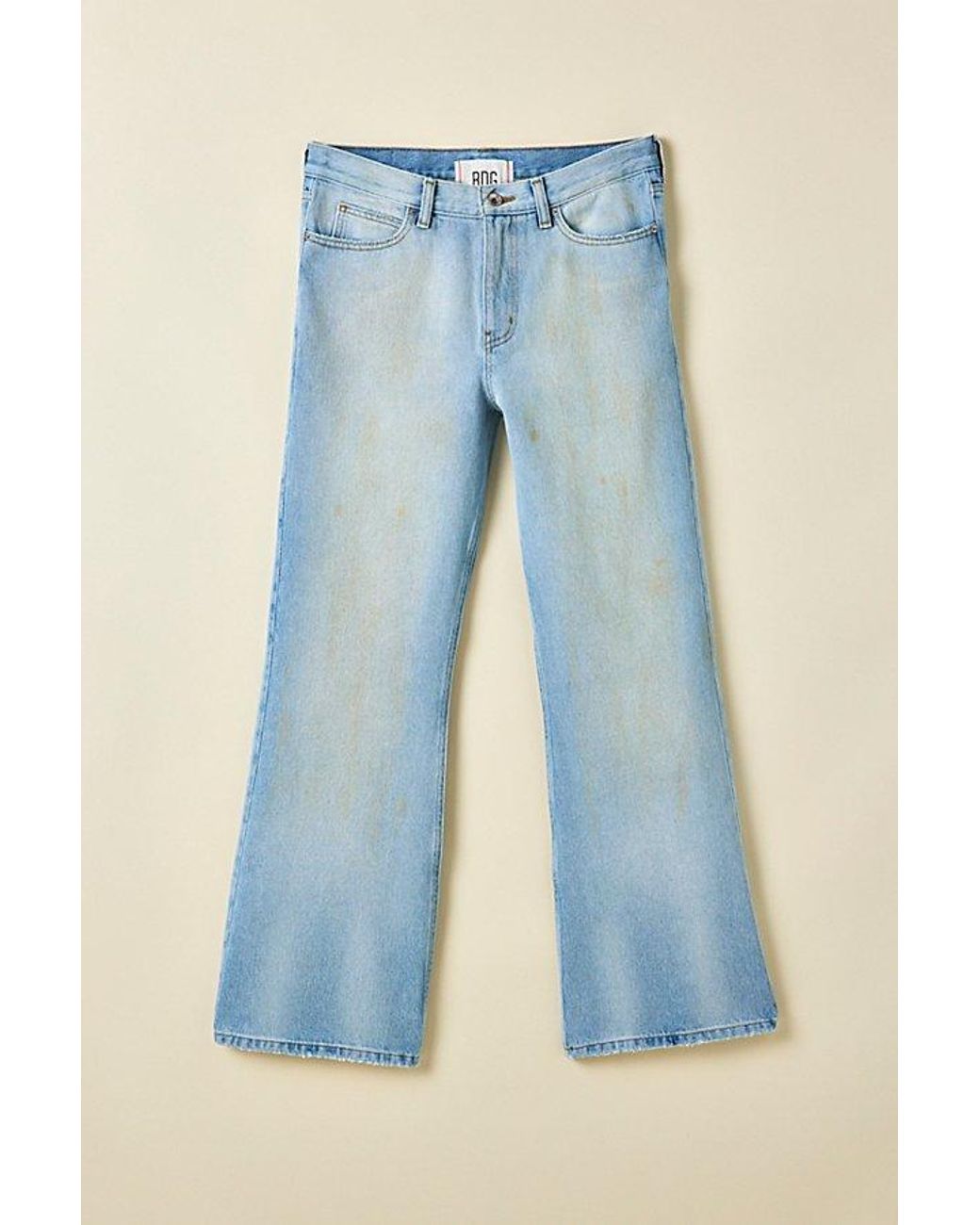 BDG Blue Slacker Relaxed Flare Jeans for men