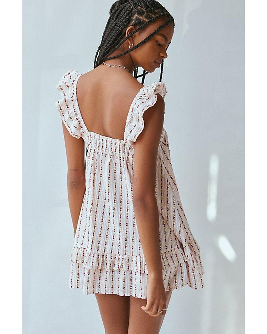 anne cole lace up swim dress Anne Cole - Swim Dress With Skirted Bottom main image 0