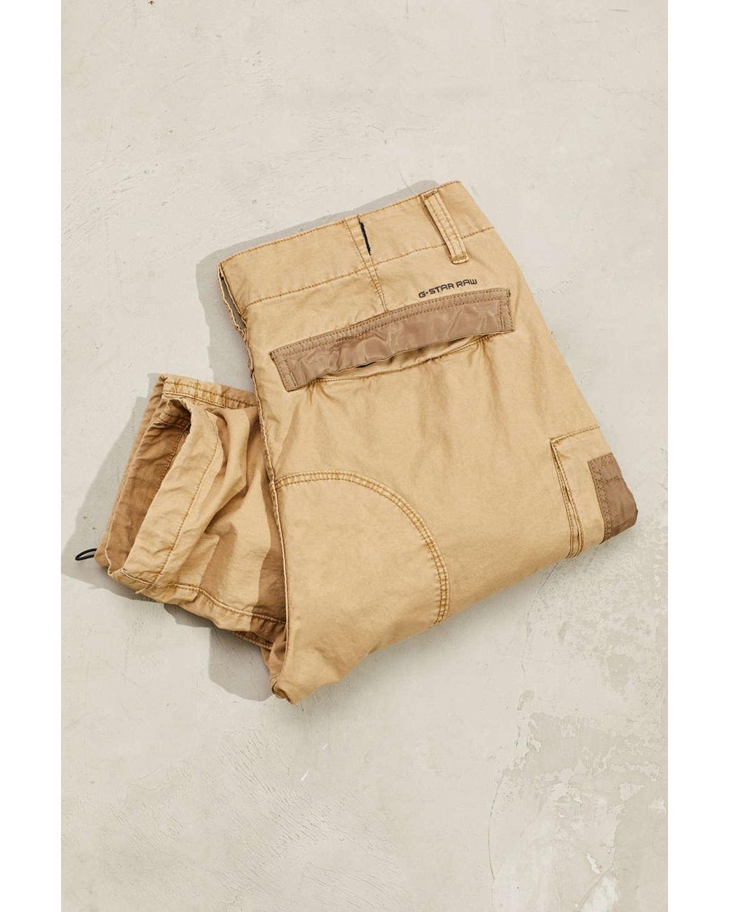 G-Star RAW Arris Straight Tapered Pant in Natural for Men | Lyst