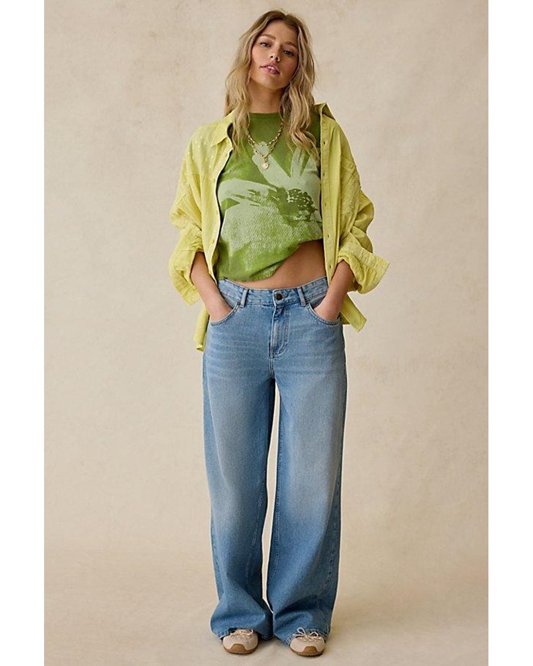 BDG Blue Ozzy Loose Jeans