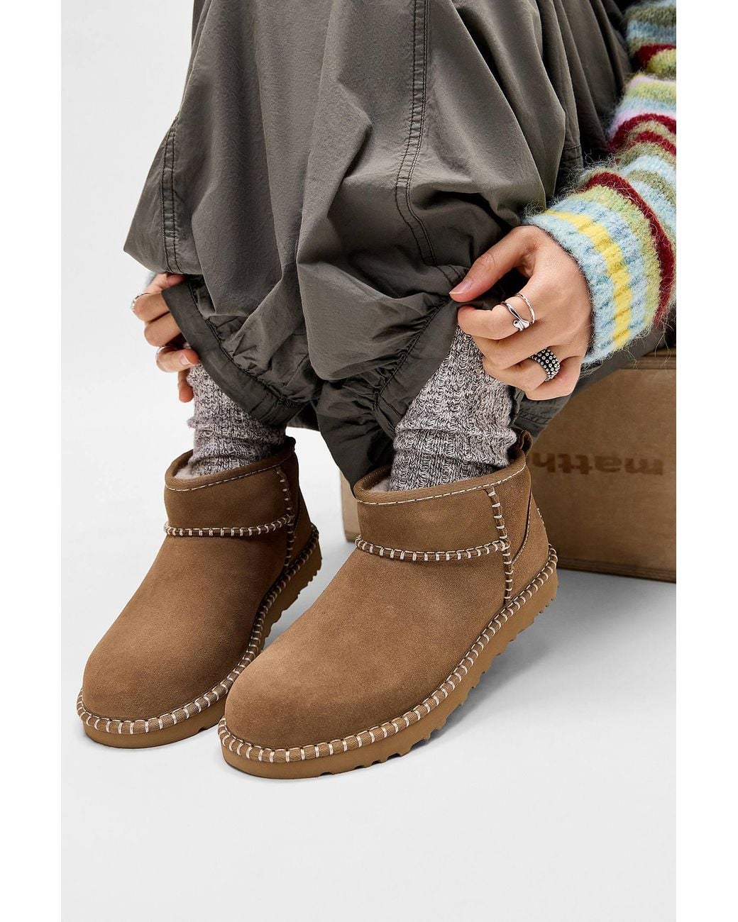 Ugg Multicolor Bronze Classic Ultra-mini Boots