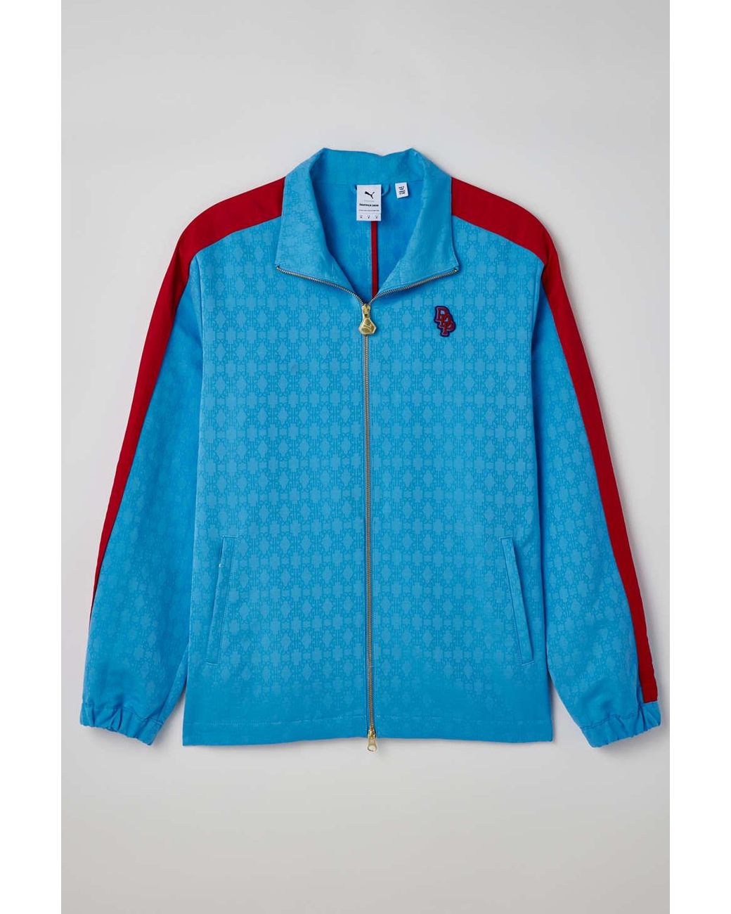 PUMA X Dapper Dan T7 Track Jacket In Sky,at Urban Outfitters in Blue for  Men | Lyst