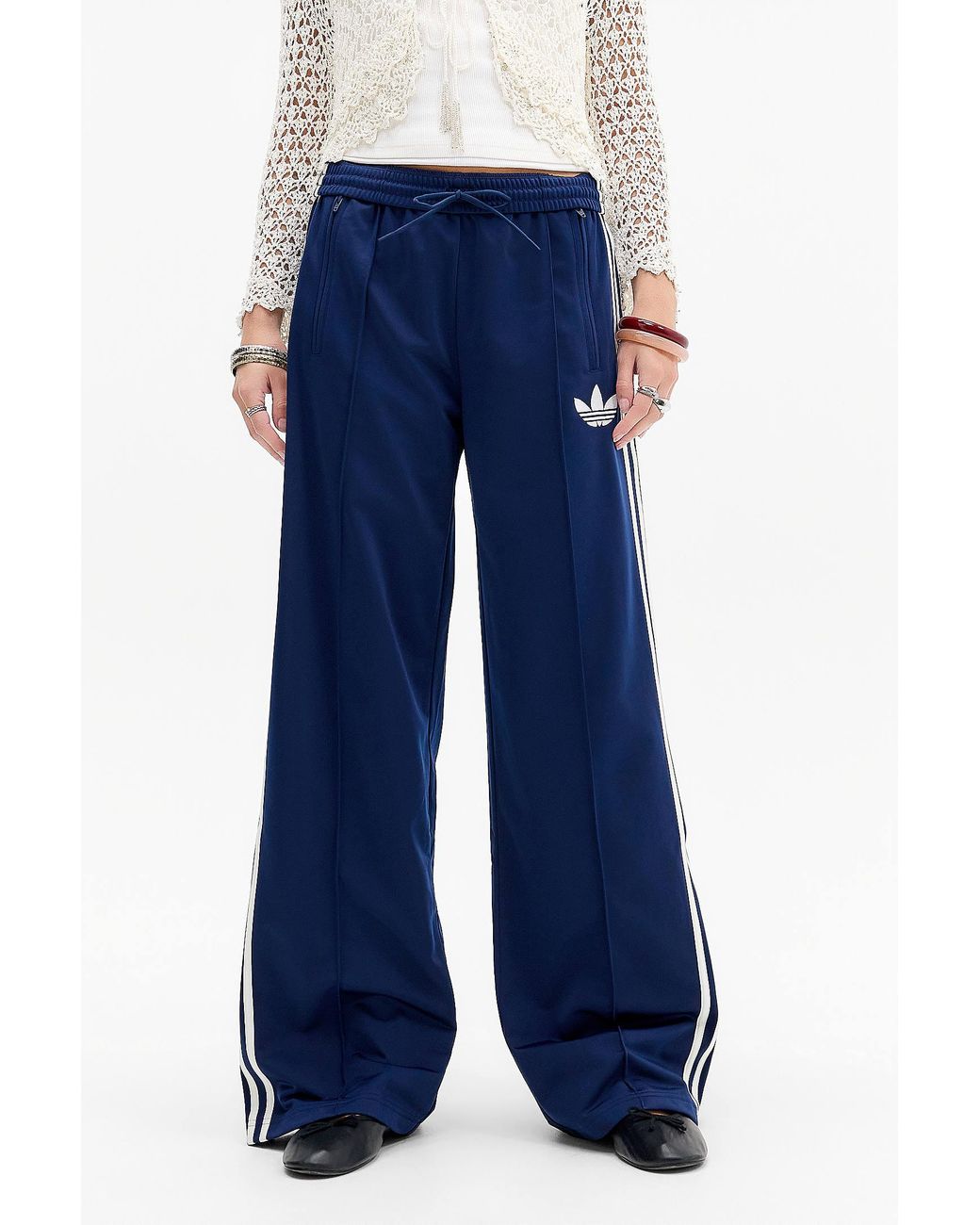 Adidas Blue Navy Original Firebird Track Pants