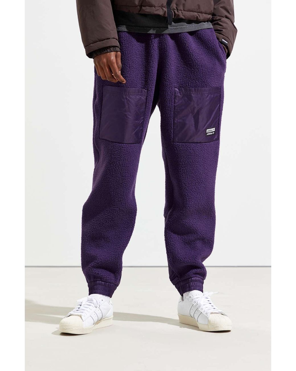 adidas Adidas Vocal Sherpa Track Pant in Purple for Men | Lyst