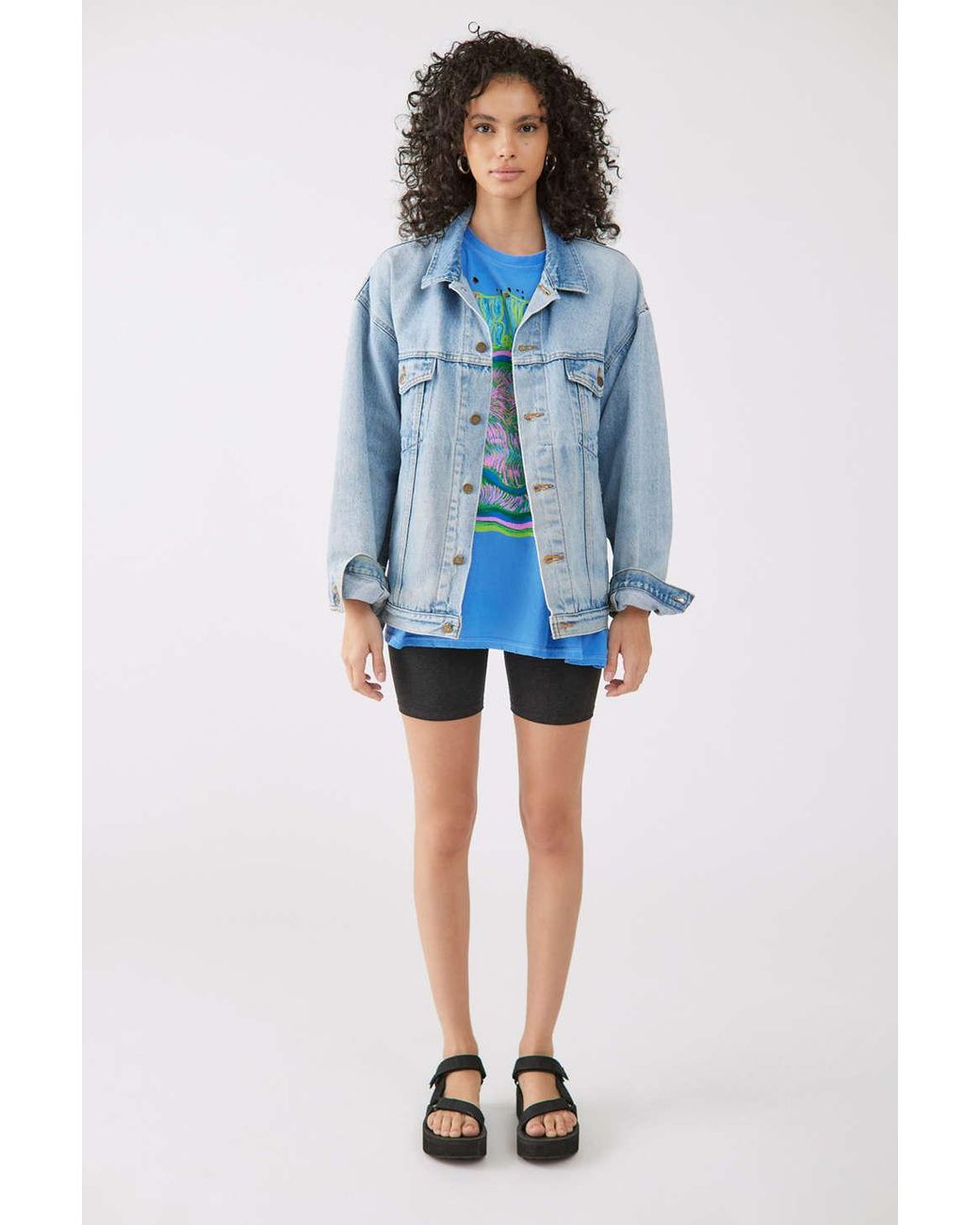 nirvana t shirt dress Urban Outfitters Nirvana T-shirt Dress in Blue
