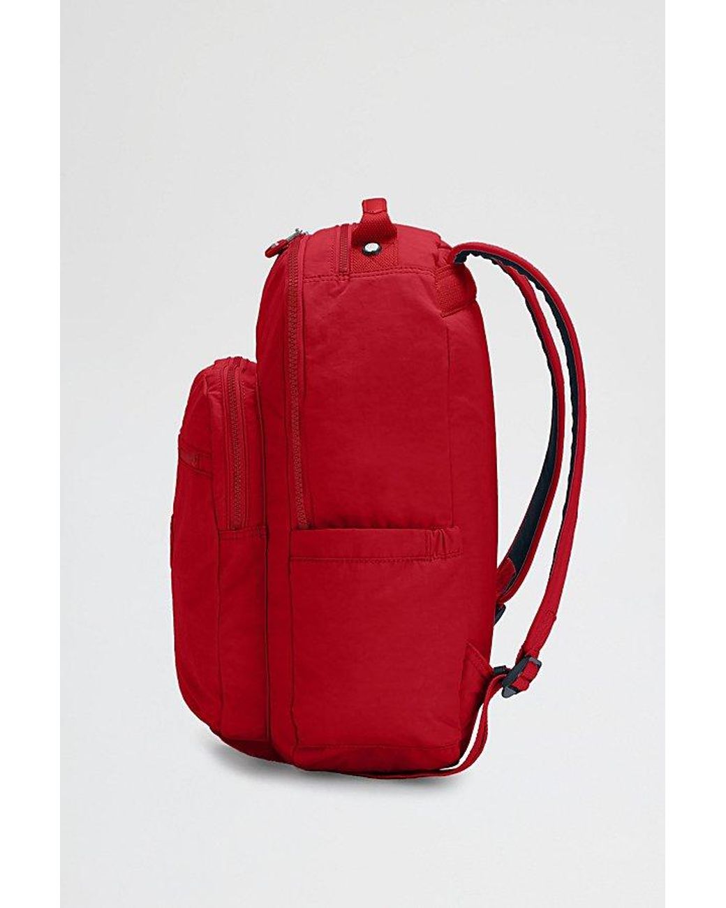 Kipling Red Seoul Large Nylon Backpack