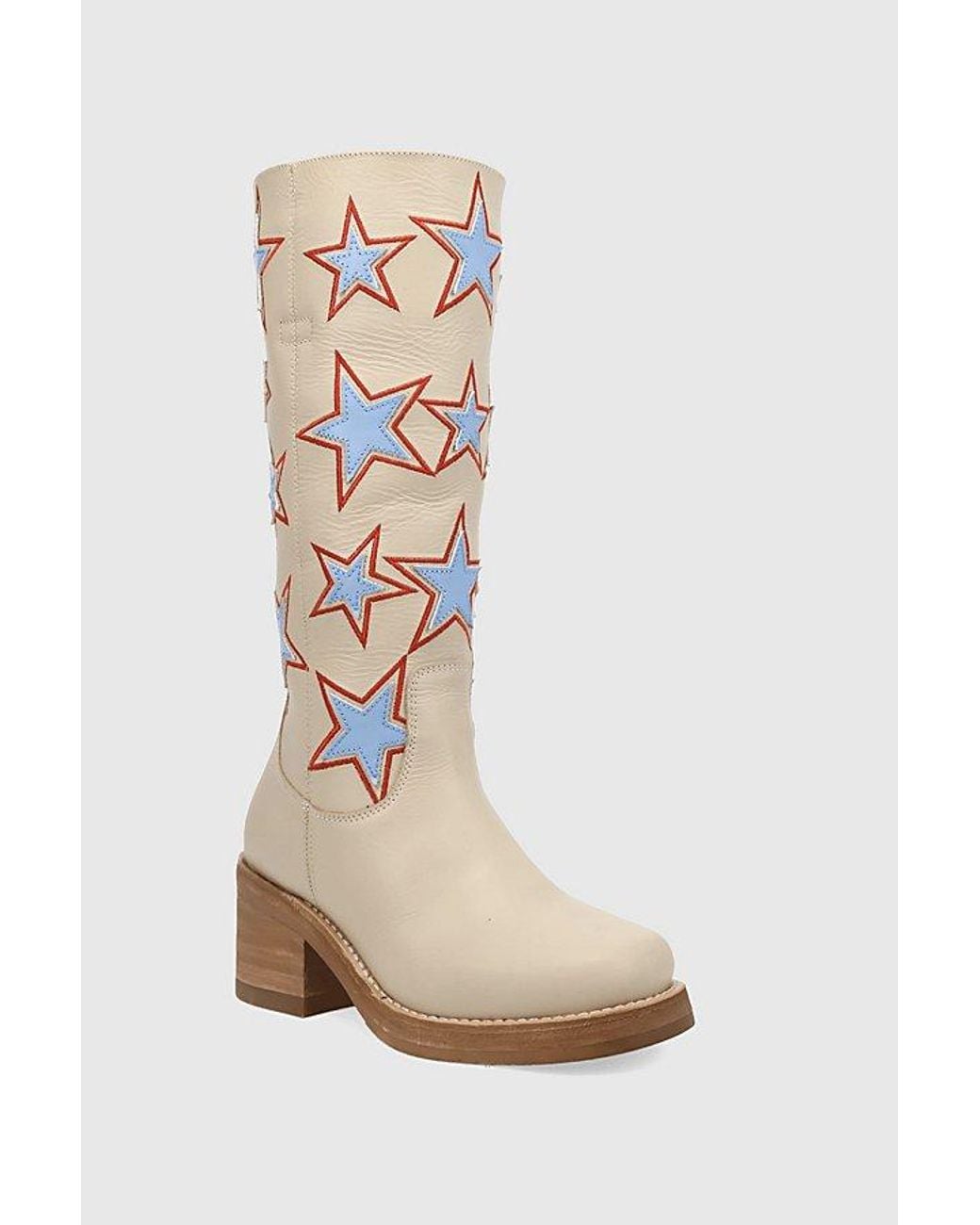 Dingo Natural American Dream Leather Boot