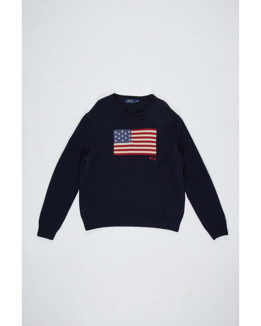 Ralph lauren flag shop jumper mens
