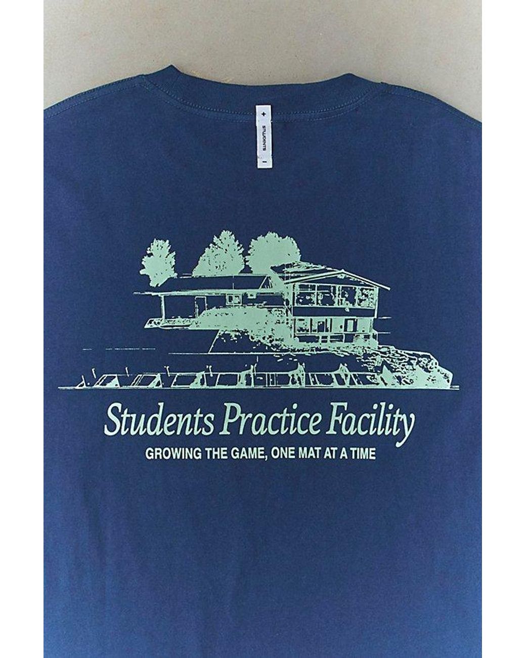 Students Golf Blue Students Practice Facility Graphic Tee for men