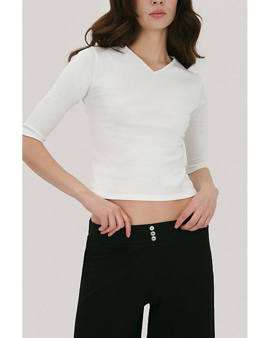 MPAZ STUDIO Natural Devon Ankle Length Pants