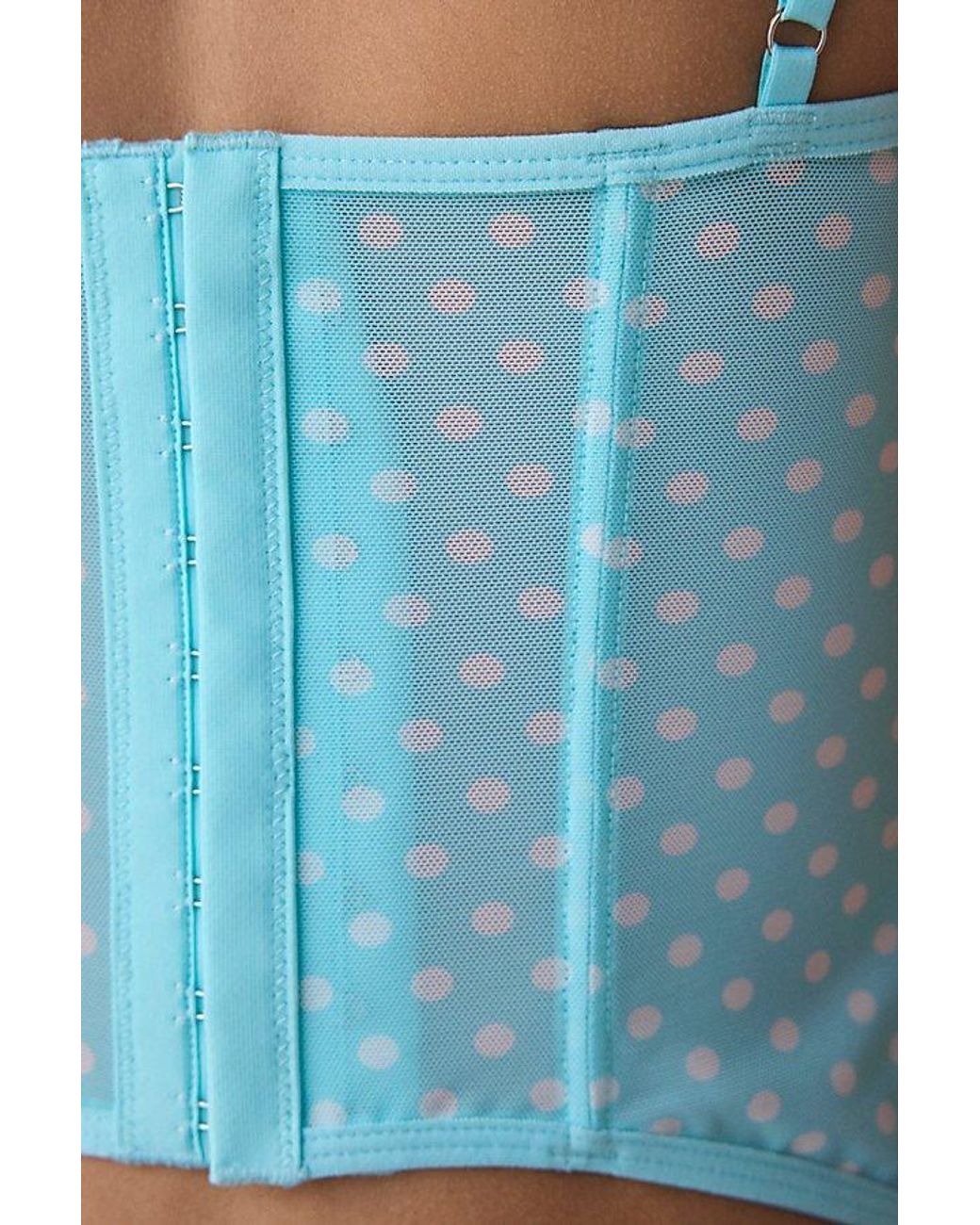 Out From Under Blue Modern Love Corset