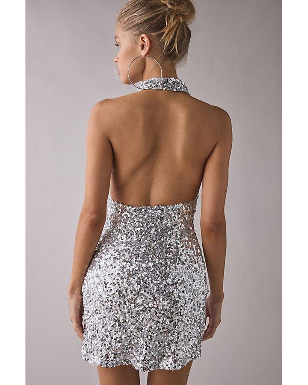 metallic dress urban outfitters WOMEN'S, DRESS, URBAN OUTFITTERS, SILVER METALLIC, NEW, SIZE M