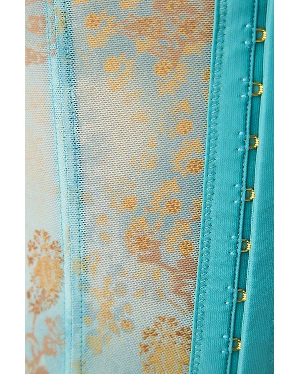 Out From Under Blue Modern Love Corset