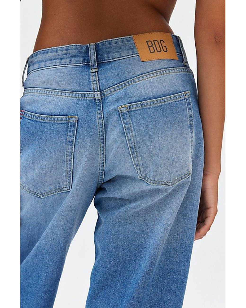 BDG Blue Ozzy Loose Jeans