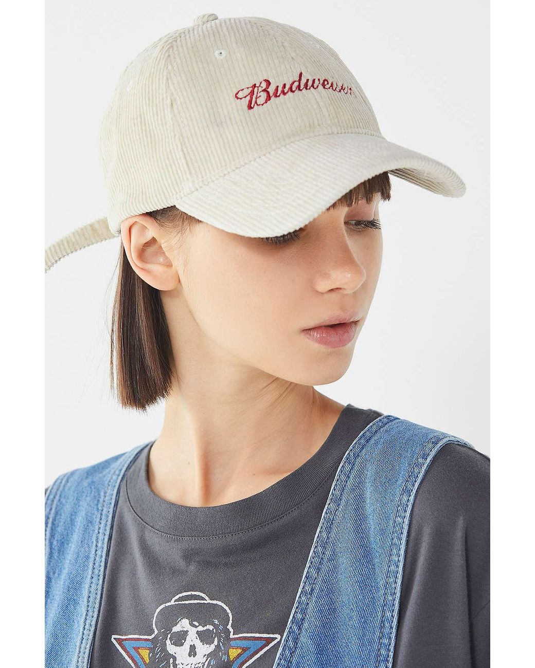 Budweiser Corduroy Baseball Hat 