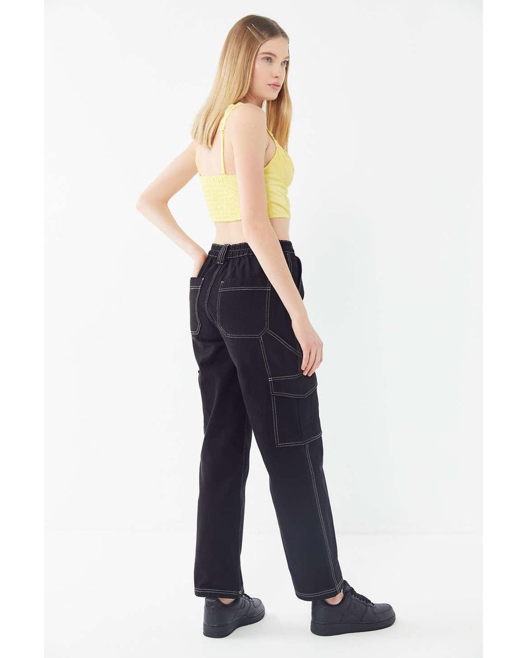 Contrast Stitch Skate Jean 