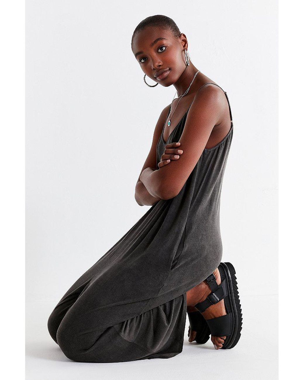 Urban outfitters on sale grey jumpsuit