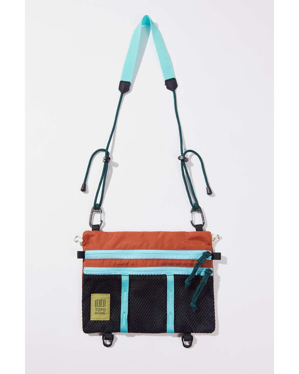 Topo Designs Mountain Accessory Shoulder Bag Khaki/Grape