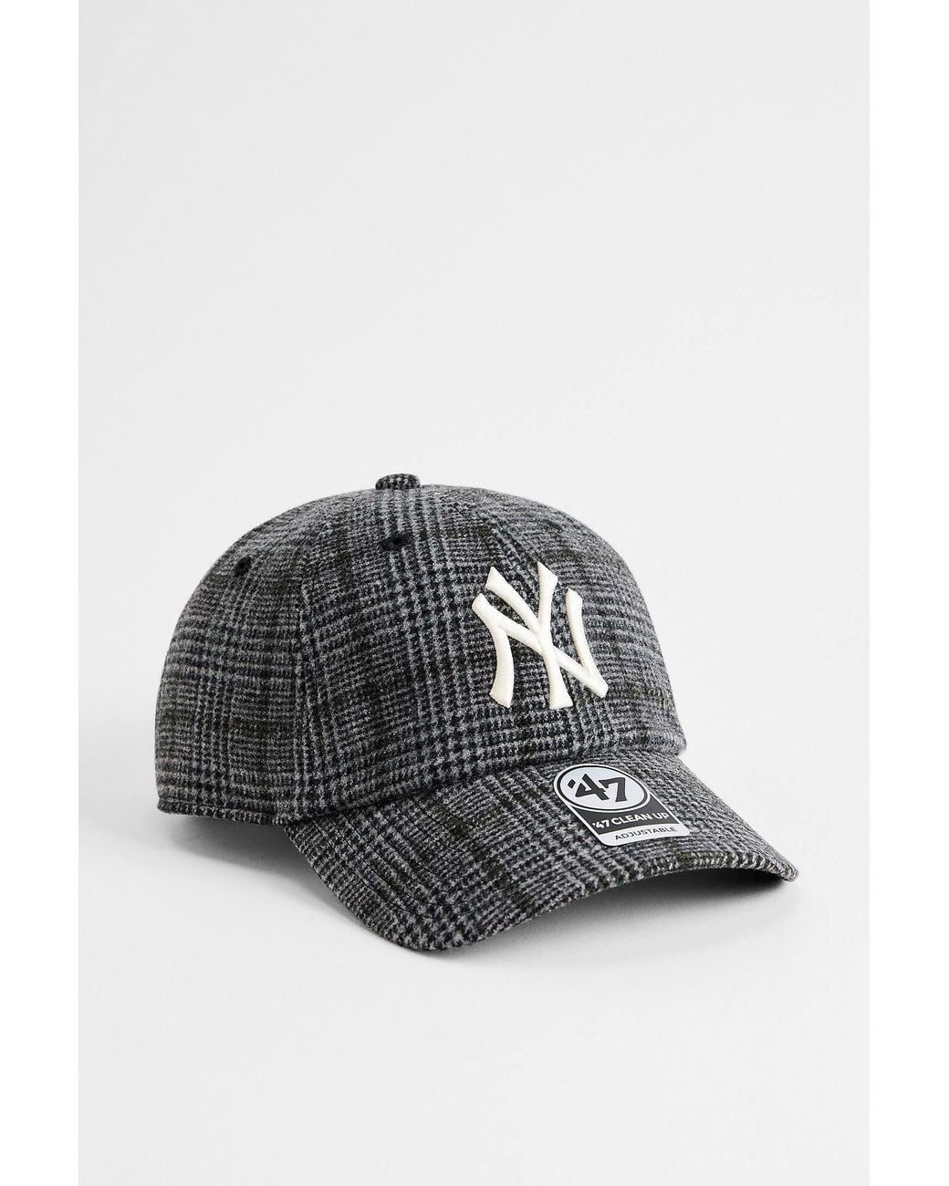 '47 Gray Uo Exclusive Grey Check Ny Yankees Cap