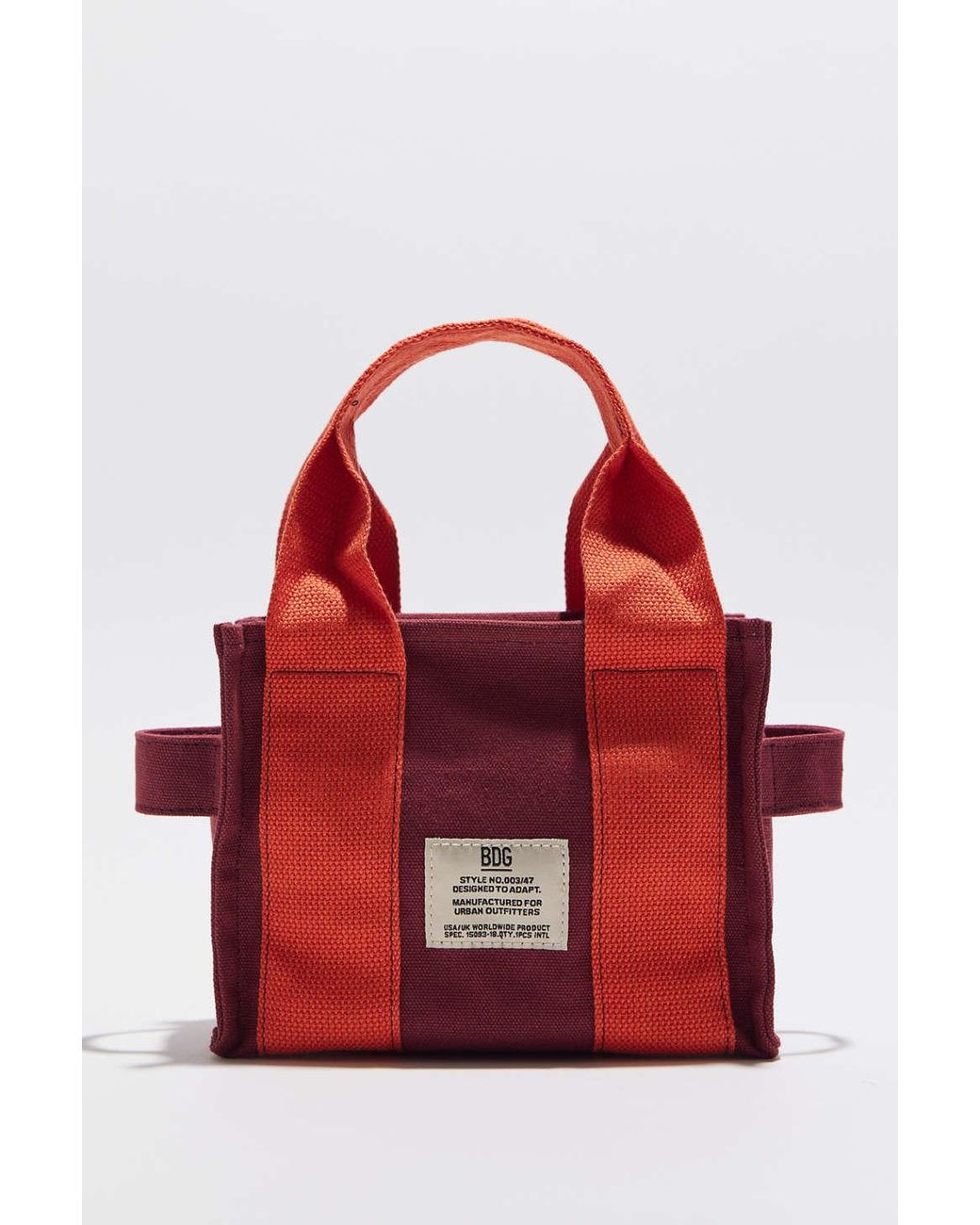 BDG Serena Mini Canvas Tote Bag in Red Lyst