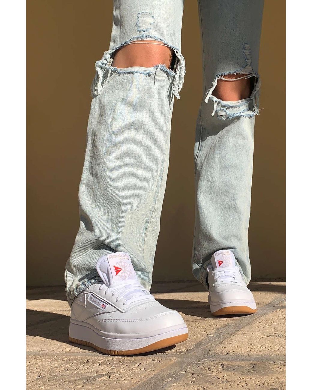 club c double sneakers