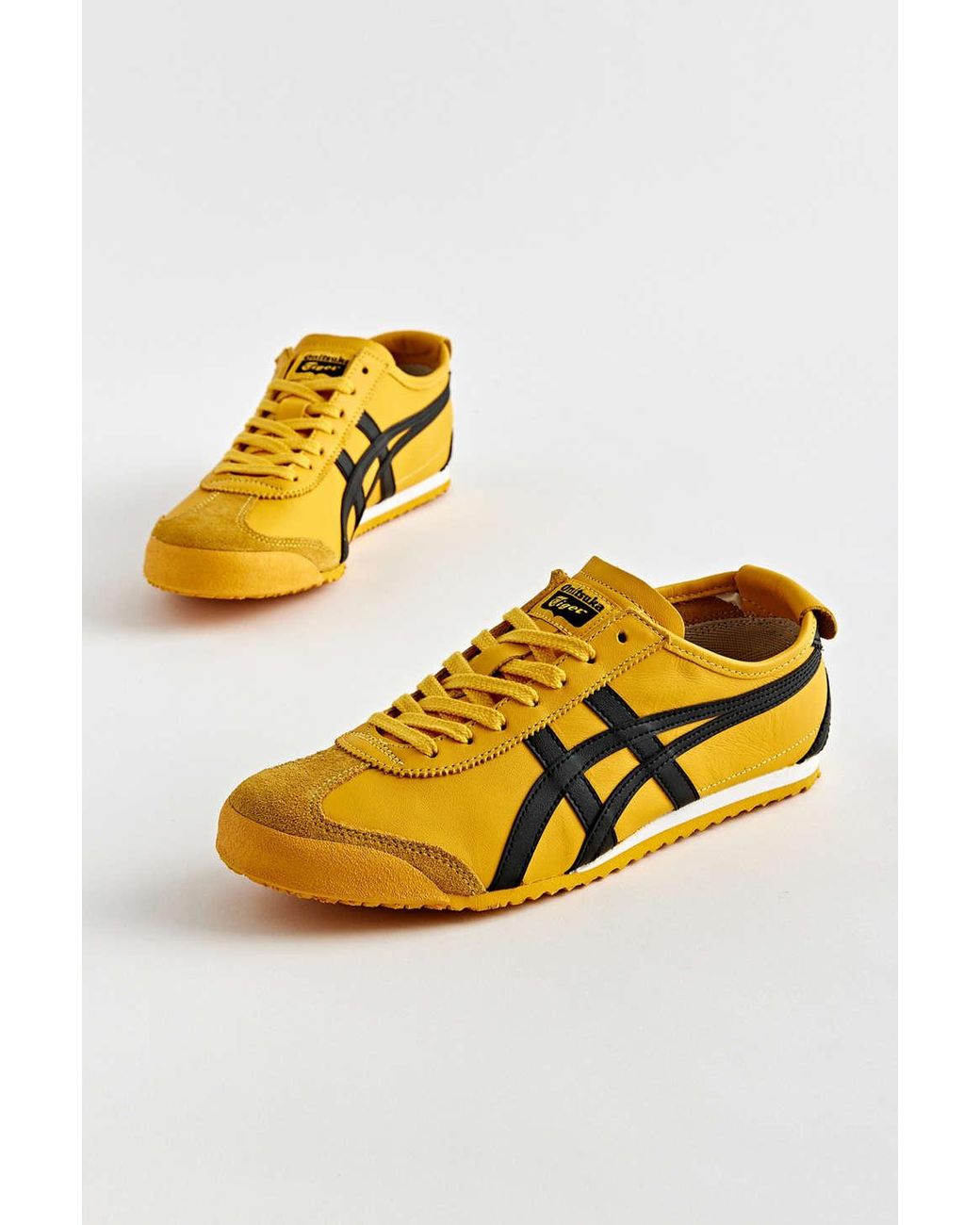 Studio 88 - The Studio 88 Exclusive Onitsuka Tiger Mexico 66 Mens Yellow  Black! This style takes inspiration from classic running shoes, the MEXICO  66 heritage shoe showcases a retro '60s look