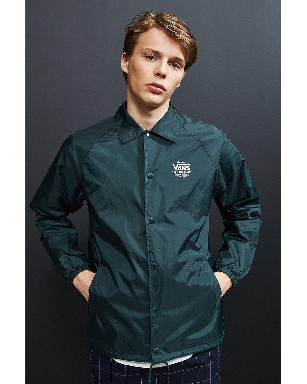 Vans Vans Torrey Coach Jacket in Green for Men | Lyst