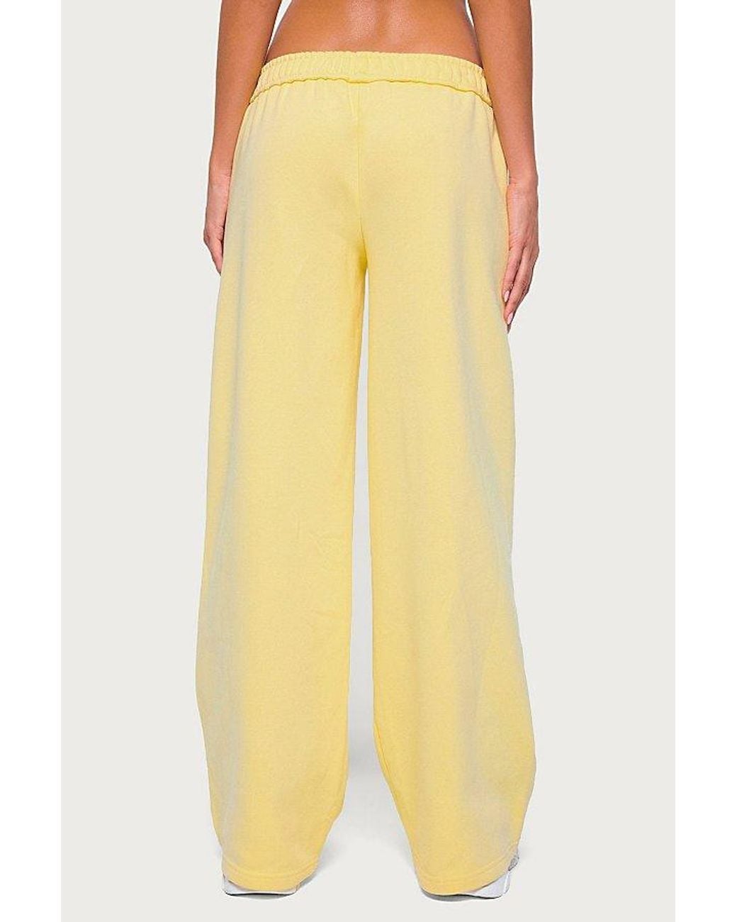 Edikted Yellow Byrdi Sweatpants