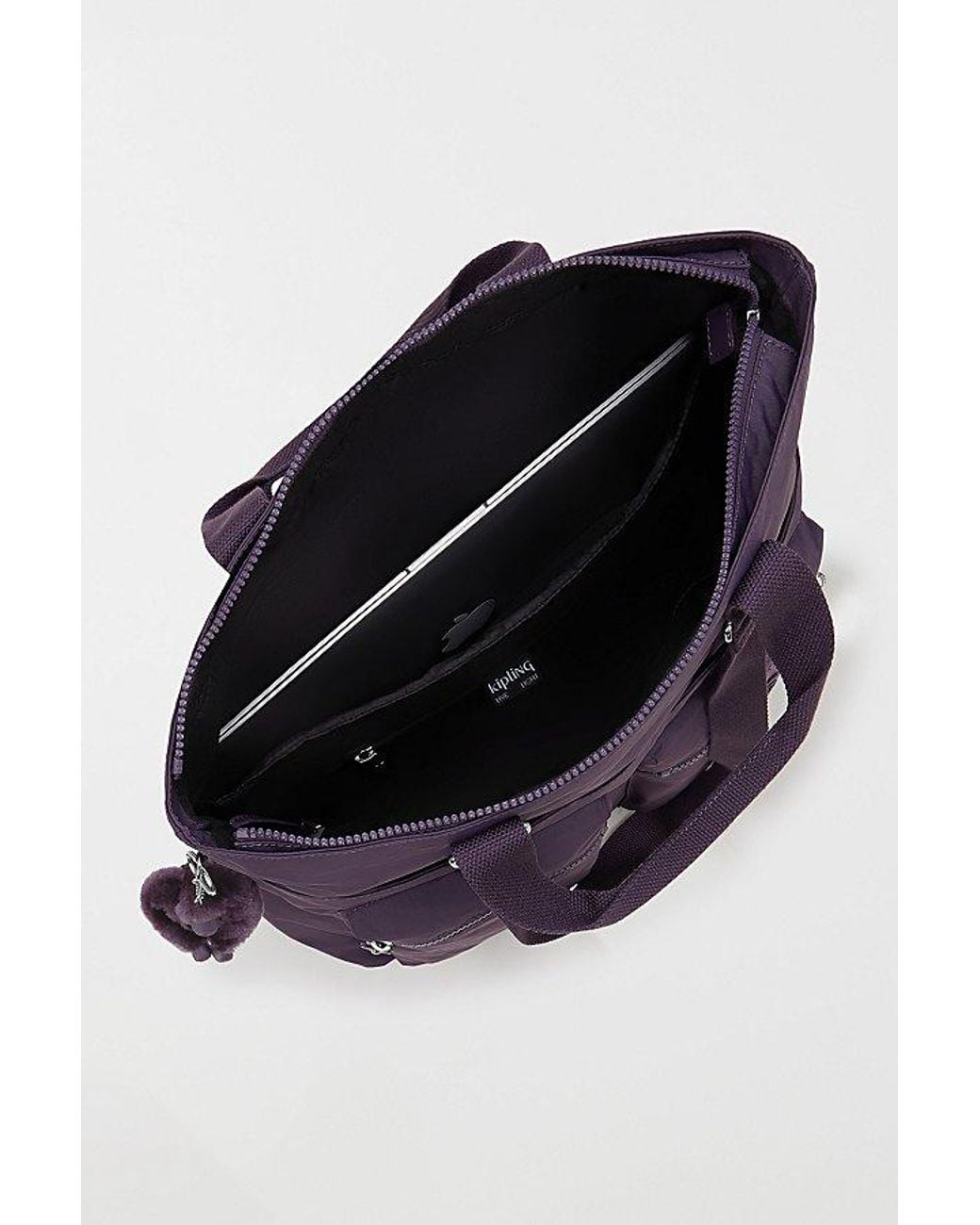 Kipling India Cargo Nylon Tote Bag in Purple | Lyst