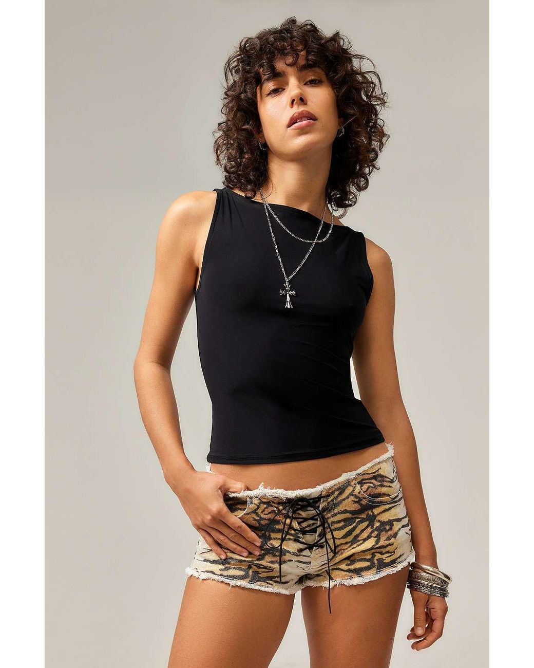 関税送料込【JADED LONDON】Jurema Cut Out Beaded ビキニセット jaded-london-Multicolor-Tiger-