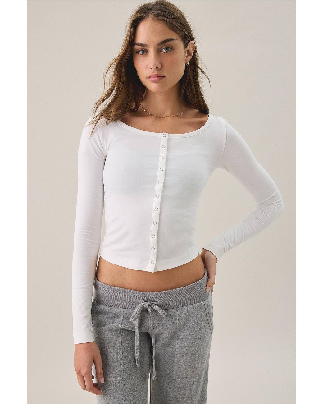 Out From Under White Bec Cardigan