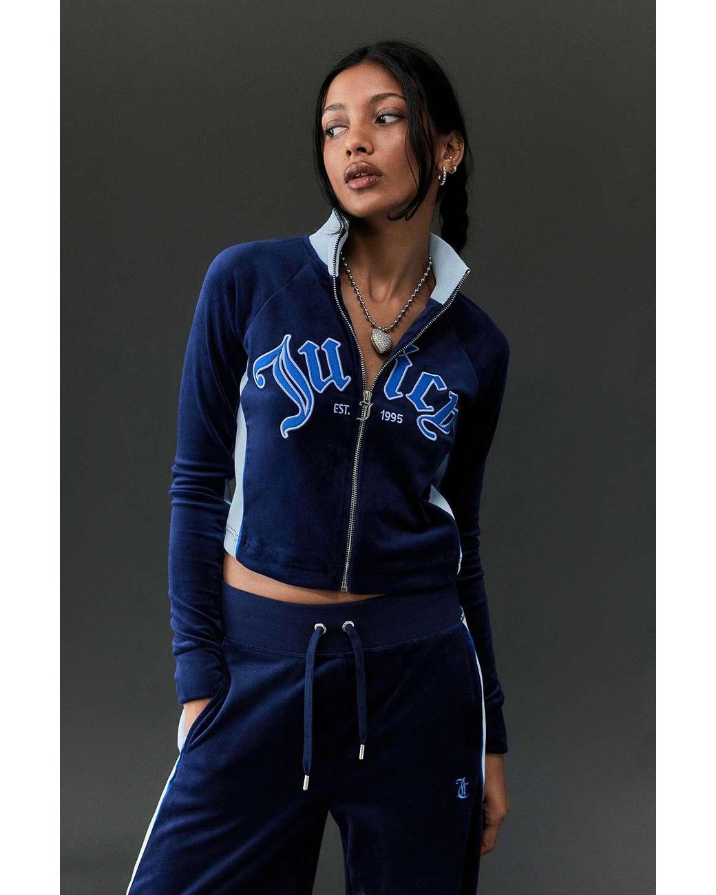 Juicy couture blue jacket hotsell