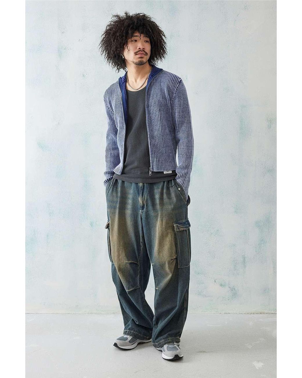 ★JADED LONDON UK★ Lucid Knit Track Top Jaded London Lucid Knit Track Top in Blue | Lyst UK