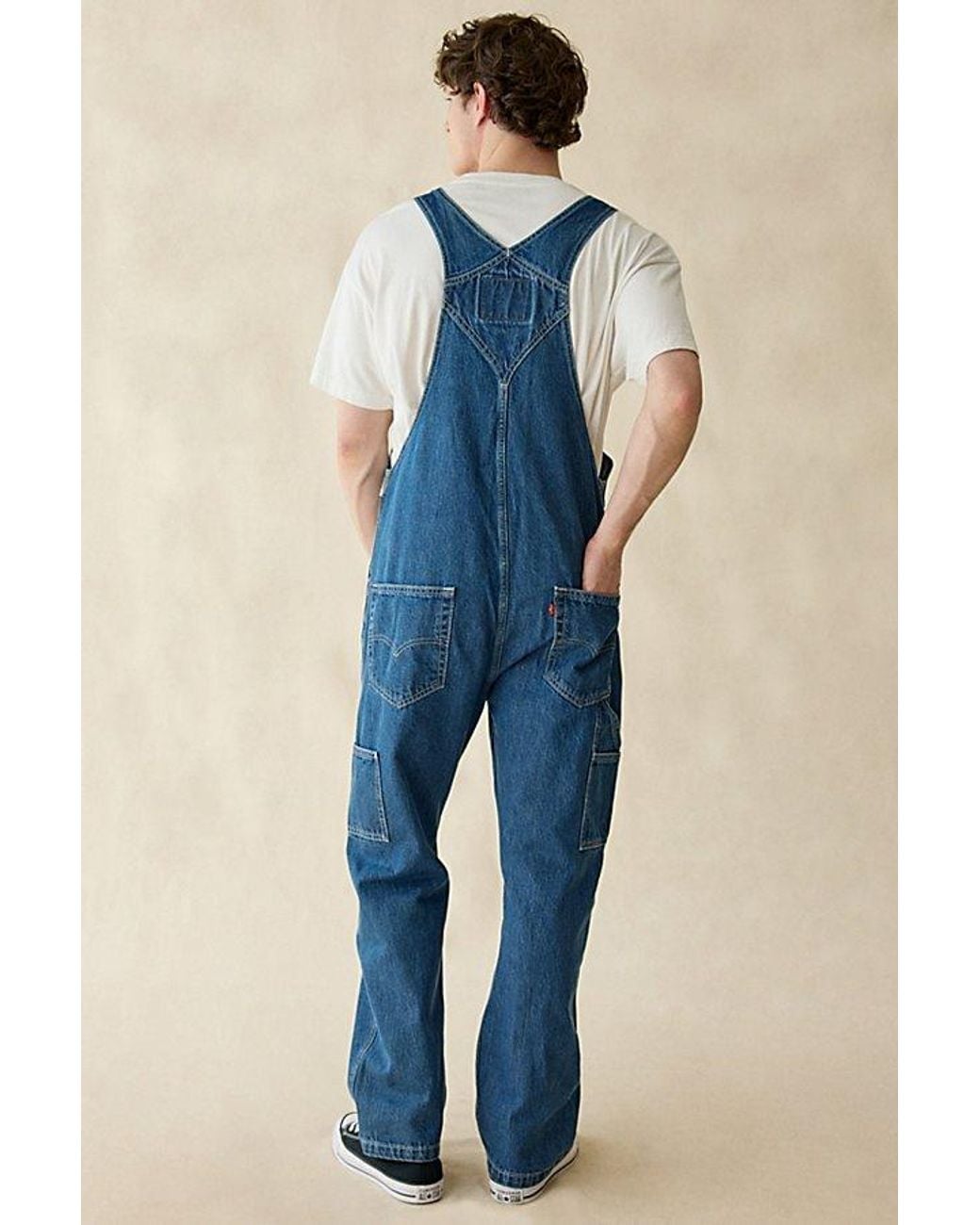 Levi's Blue Loose Overalls for men