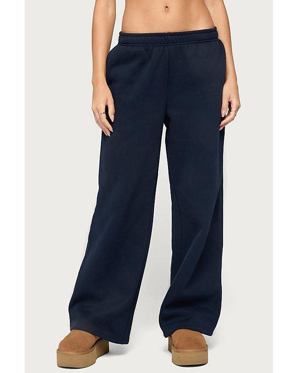 Edikted Blue Miss Sweatpants
