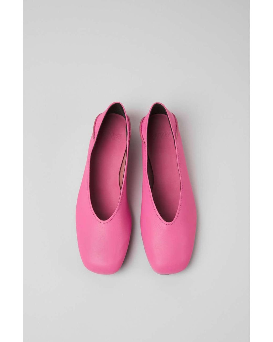 Camper Casi Myra Leather Ballerina Flats in Pink Lyst