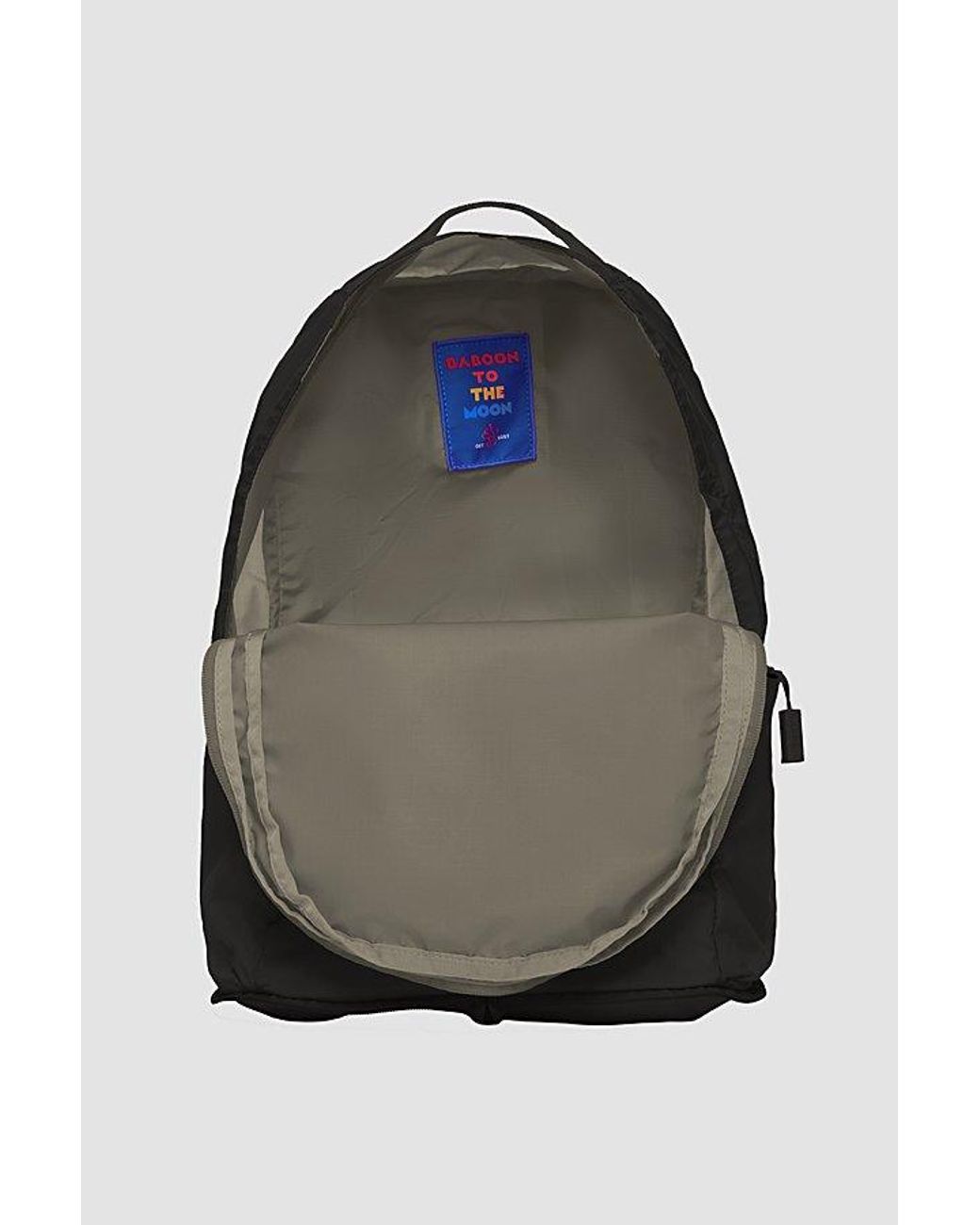 BABOON TO THE MOON Black Packable Backpack