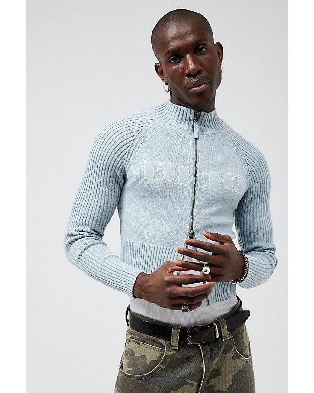 bdg-Blue-Zip-Through-Knit-