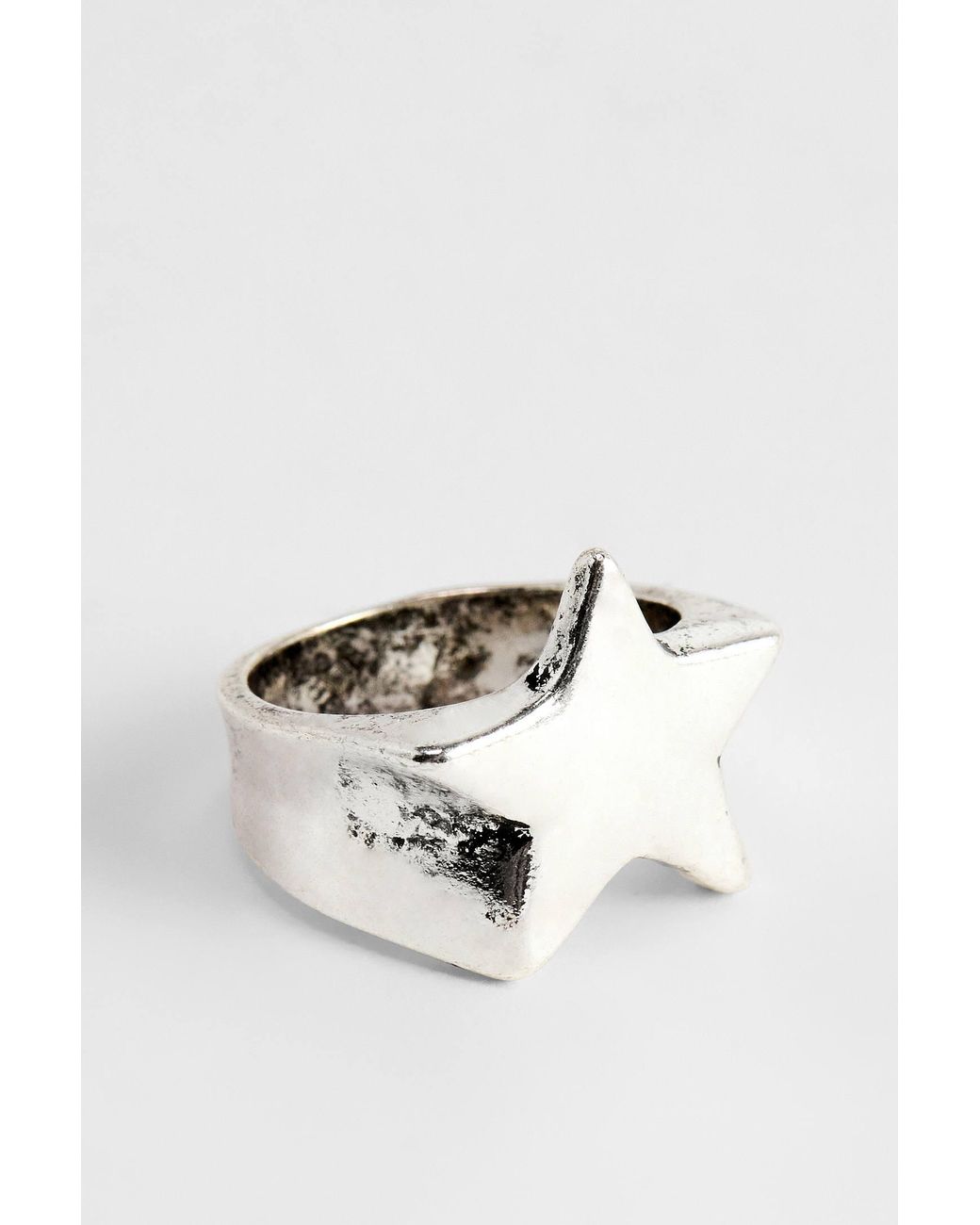 Urban Outfitters White Uo Star Ring for men
