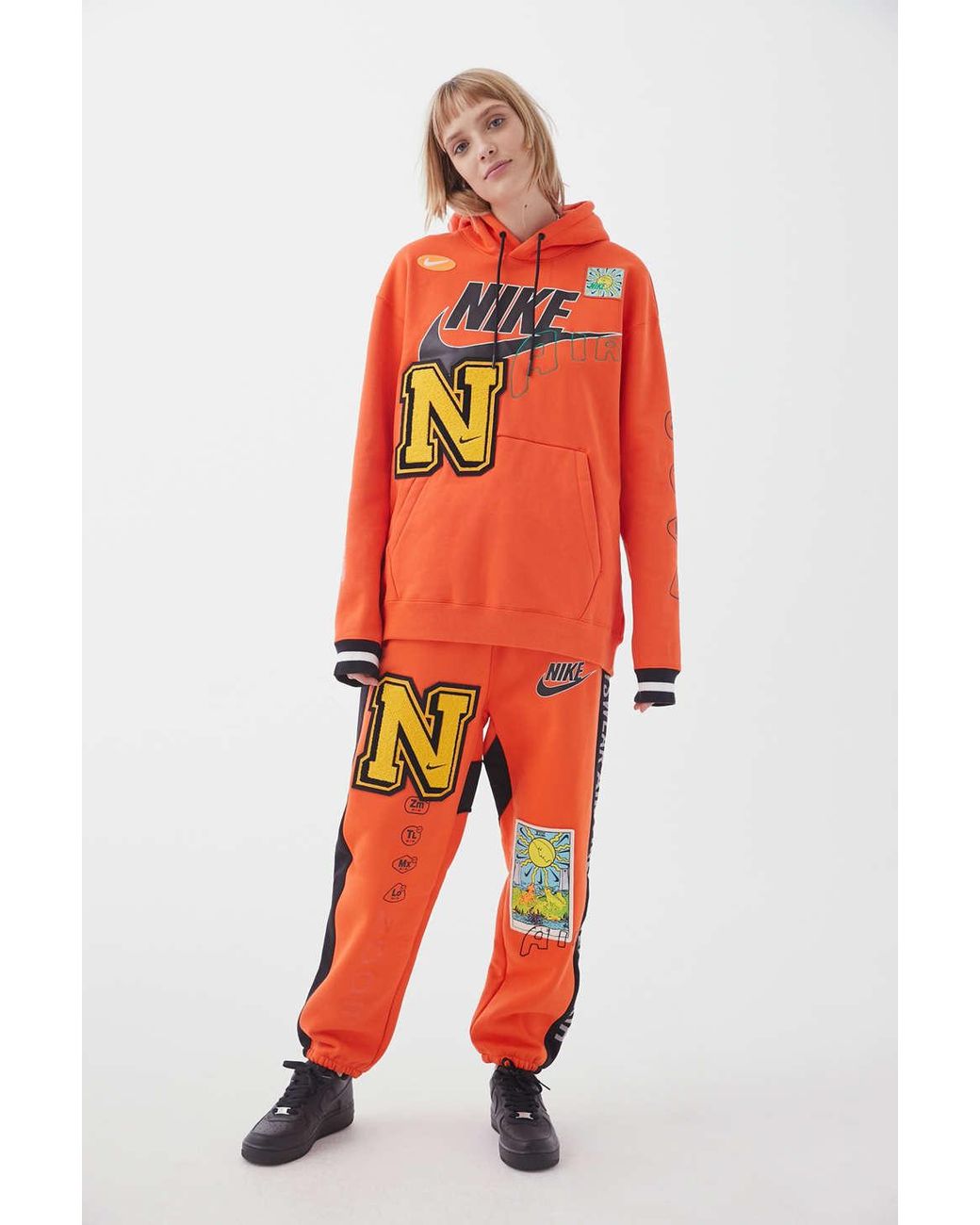 Nike Element Sweatpant in Orange | Lyst