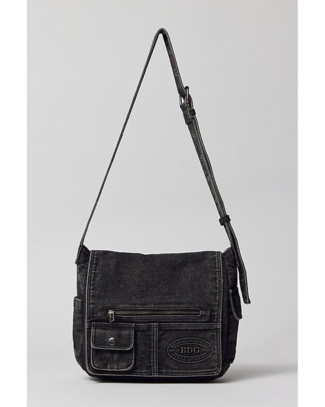 Denim messenger bag hotsell