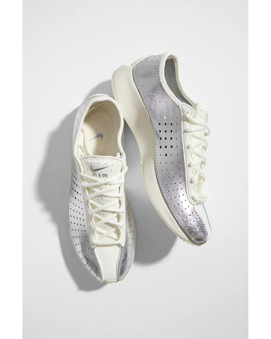 Nike White Pale Ivory Metallic Air Superfly Trainers for men