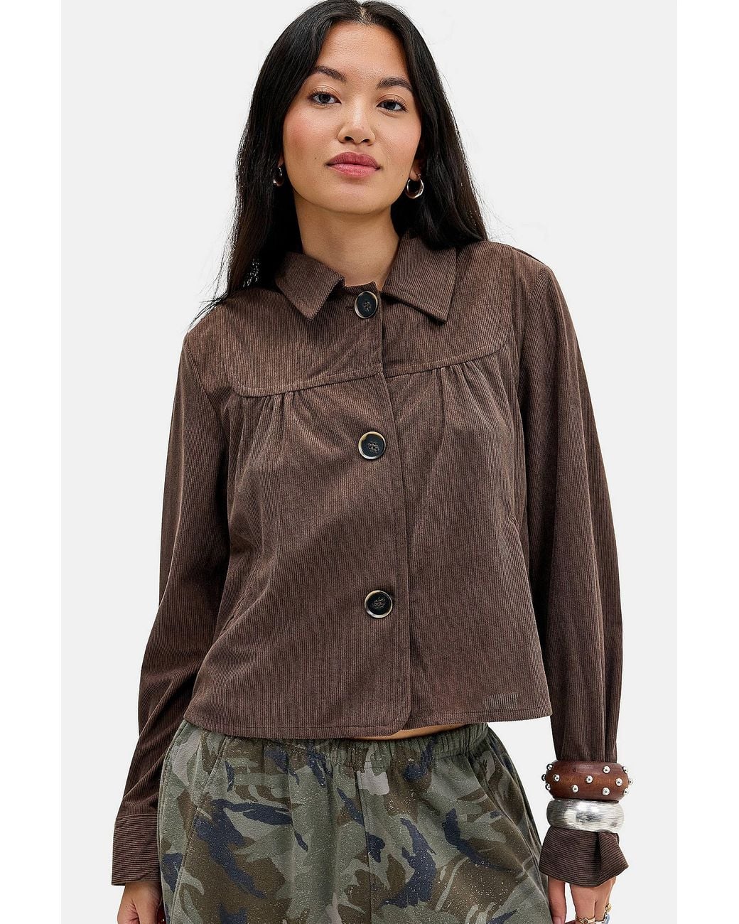 Motel Brown Toba Cord Jacket
