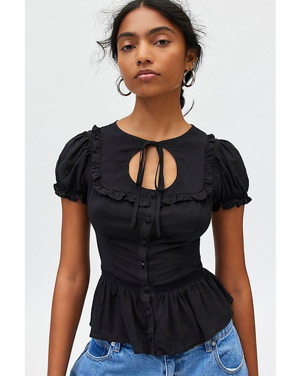 ruffle peplum