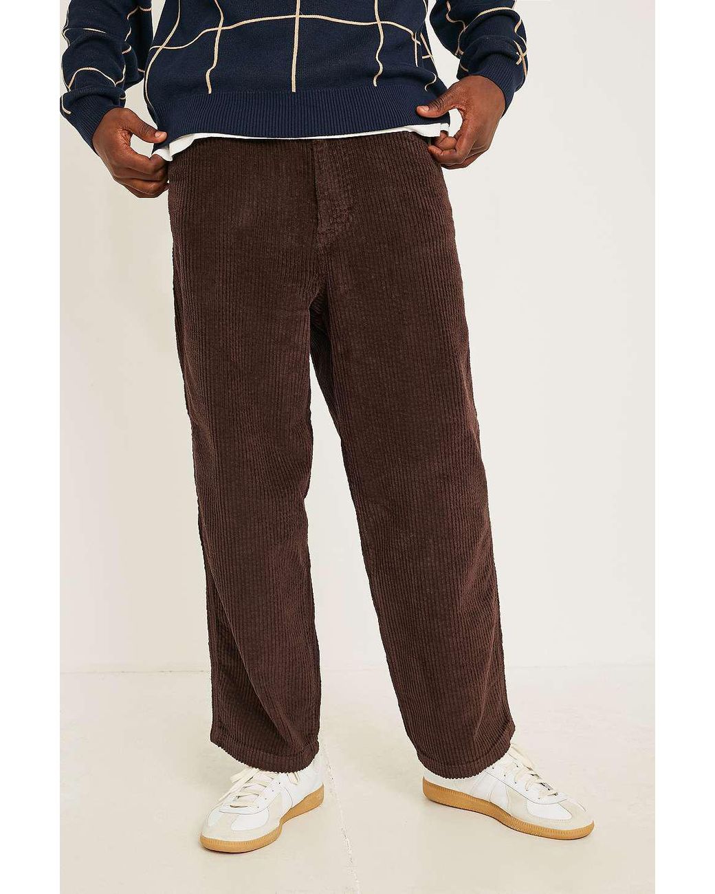 Baggy corduroy cheap trousers mens