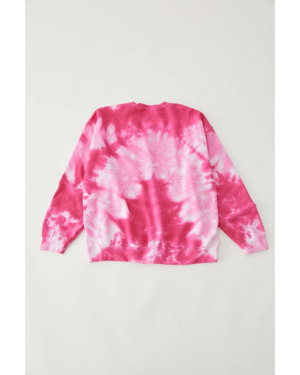 Urban Renewal Remade Heart Tie-dye Crew Neck Sweatshirt In, 58% OFF